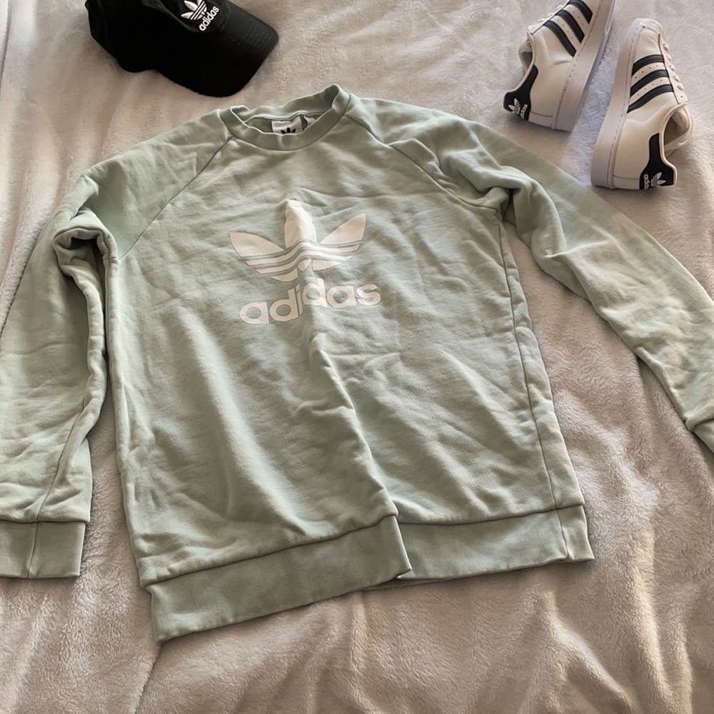 Adidas Originals Adicolor sweatshirt in mint